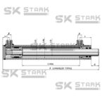 Cilindro idraulico Set, Altezza complessiva bassa HVL 30